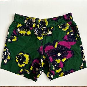 J. Crew Floral Linen Shorts